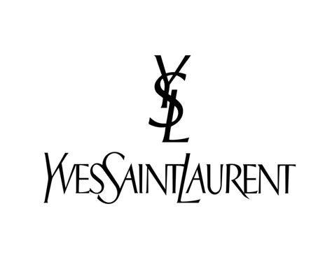 ysl logo vector black|YSL svg logo.